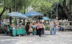 Hay menos ambulantes en la Alameda; sigue protesta