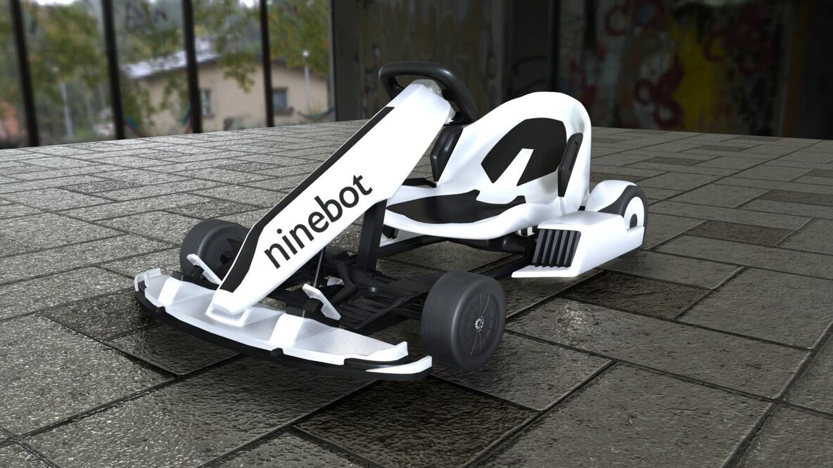 El Ninebot S Go Kart es un go kart que puedes tener en casa.