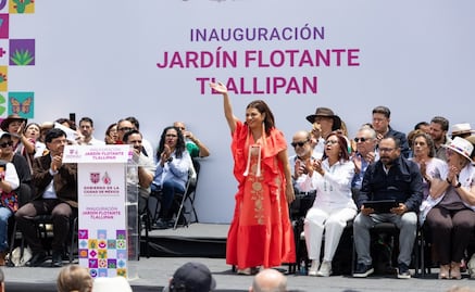 Inaugura Brugada Parque Elevado de Tlalpan; lo llaman Jardín Flotante “Tlallipan”