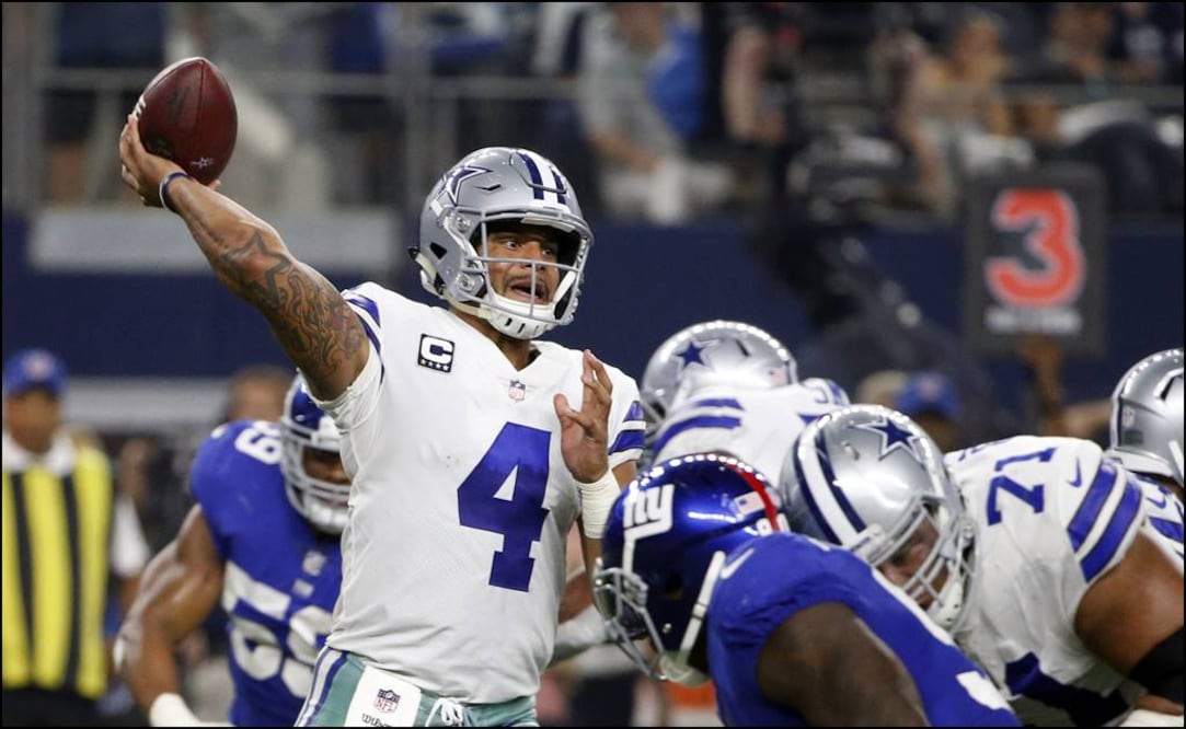 AP. Dak Prescott, mariscal de Dalls Cowboys