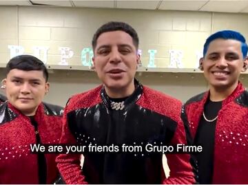 Grupo Firme reaparece ante las críticas e invita al Monday Night de la NFL