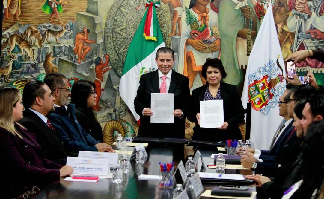 Coyoacán e IECM firman convenio (19/02/2025). Foto: Especial