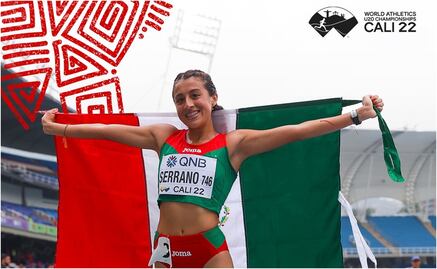 VIDEO: El impresionante rebase de Ximena Serrano en el Mundial de Atletismo Sub-20