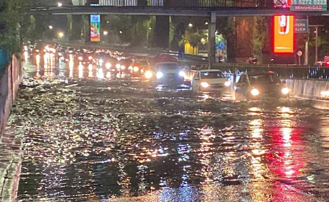 Lluvias afectan el sur de la capital. Foto: Especial.