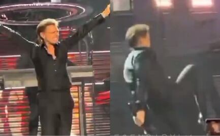 VIDEO: Luis Miguel se cae en plena presentación en vivo en la CDMX