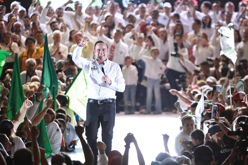 Cierre de campaña de Manolo Jiménez en Saltillo, Coahuila
