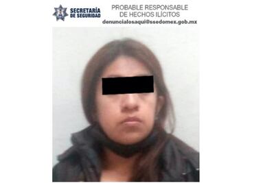 Detienen a una mujer por el posible robo a una tienda de aparatos electrónicos en Naucalpan
