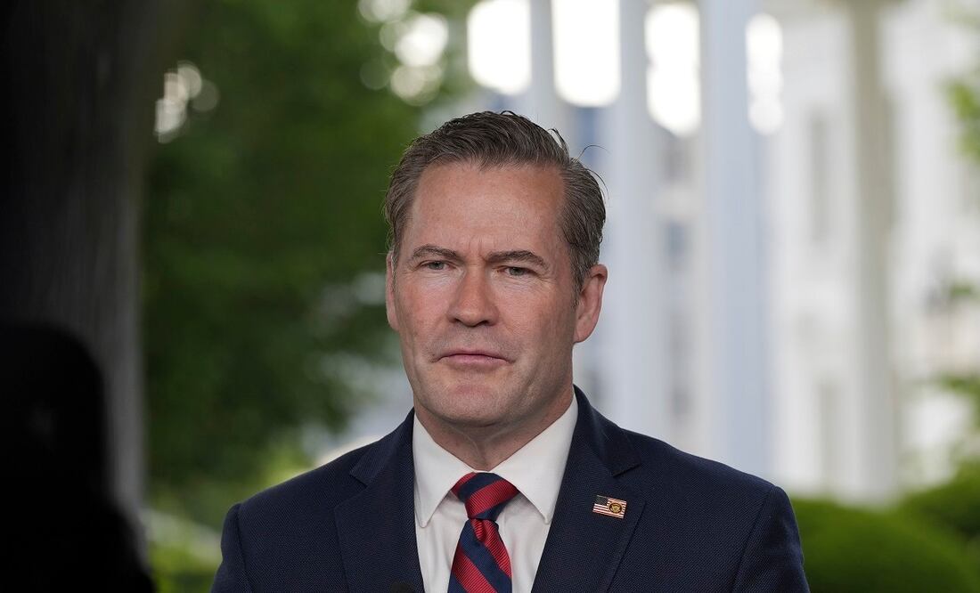 El asesor de Seguridad Nacional, Mike Waltz, en la Casa Blanca. FOTO: ALEX BRANDON. AP