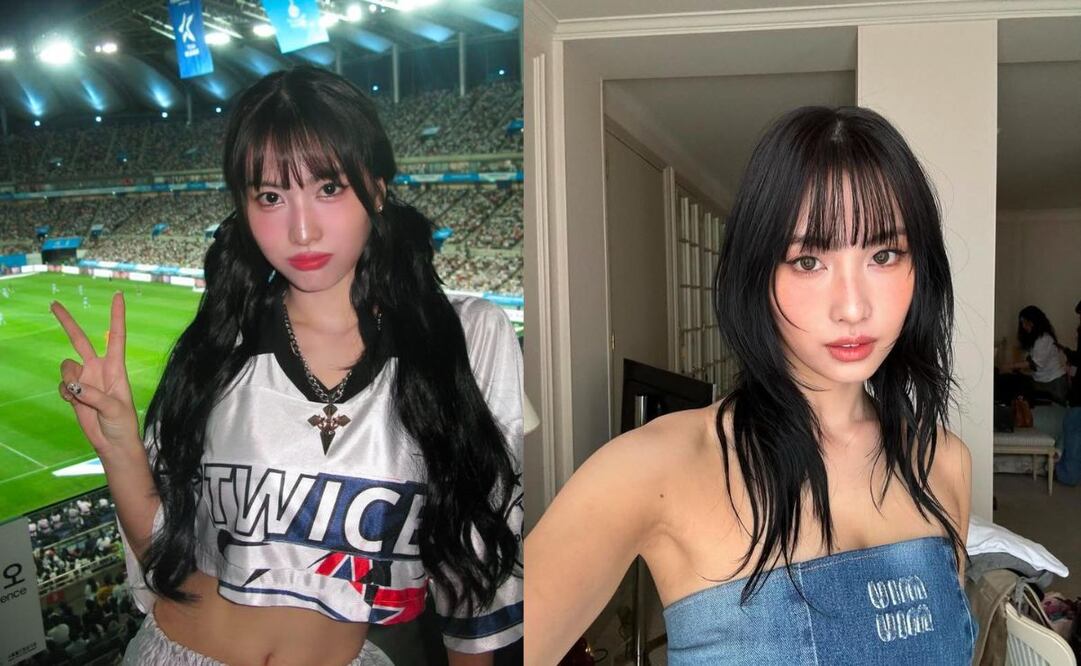 Afina tu rostro con este fleco coreano. Foto: Instagram @momo