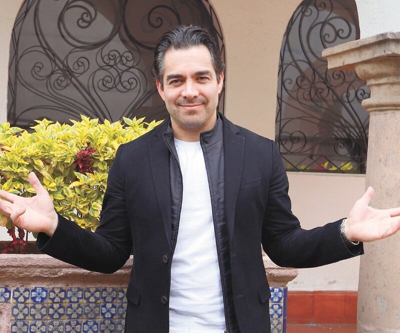 El actor invitó a la gente que le manden grabaciones para elegir a un ganador. Foto: BERENICE FREGOSO. EL UNIVERSAL