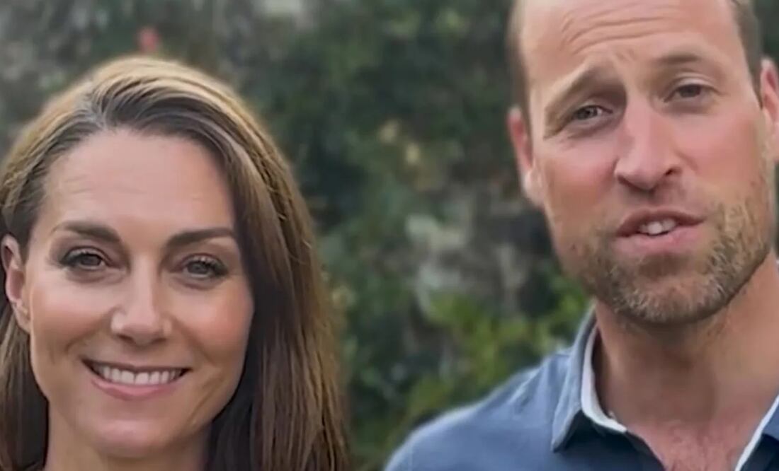 Los príncipes de Gales, Kate y Guillermo, al felicitar a los atletas británicos que participaron en los Juegos Olímpicos de París. FOTO: CAPTURA