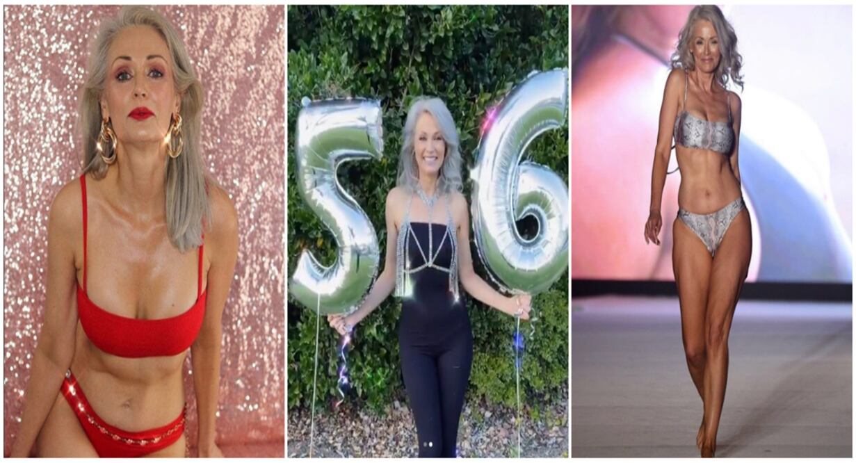 Kathy Jacobs a sus 56 años podría ser la portada de la revista Sports Illustrated / Foto: Especial