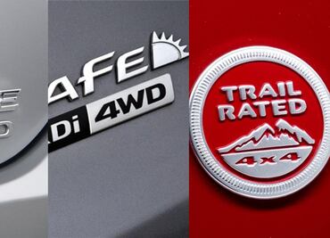 Diferencias ente AWD, 4WD y 4X4