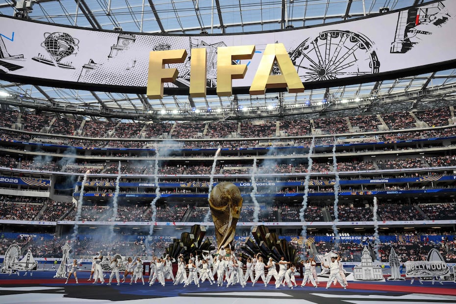 Tercera ceremonia de inauguración del Mundial de 2026, previo al partido entre Estados Unidos y Paraguay - Foto: AFP