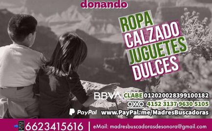 Niños en Sonora esperan a Santa Claus; son huérfanos a causa del crimen y el narco