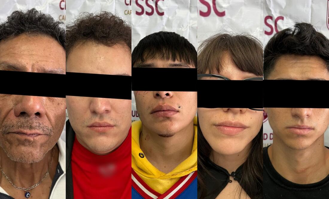 Integrantes del grupo delictivo La Pepa son detenidos en Iztapalapa
Foto: Especial.