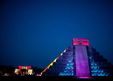 Cómo es el show nocturno de video mapping en Chichén Itzá