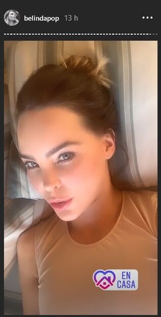 Belinda tiene el look perfecto para quedarte en casa