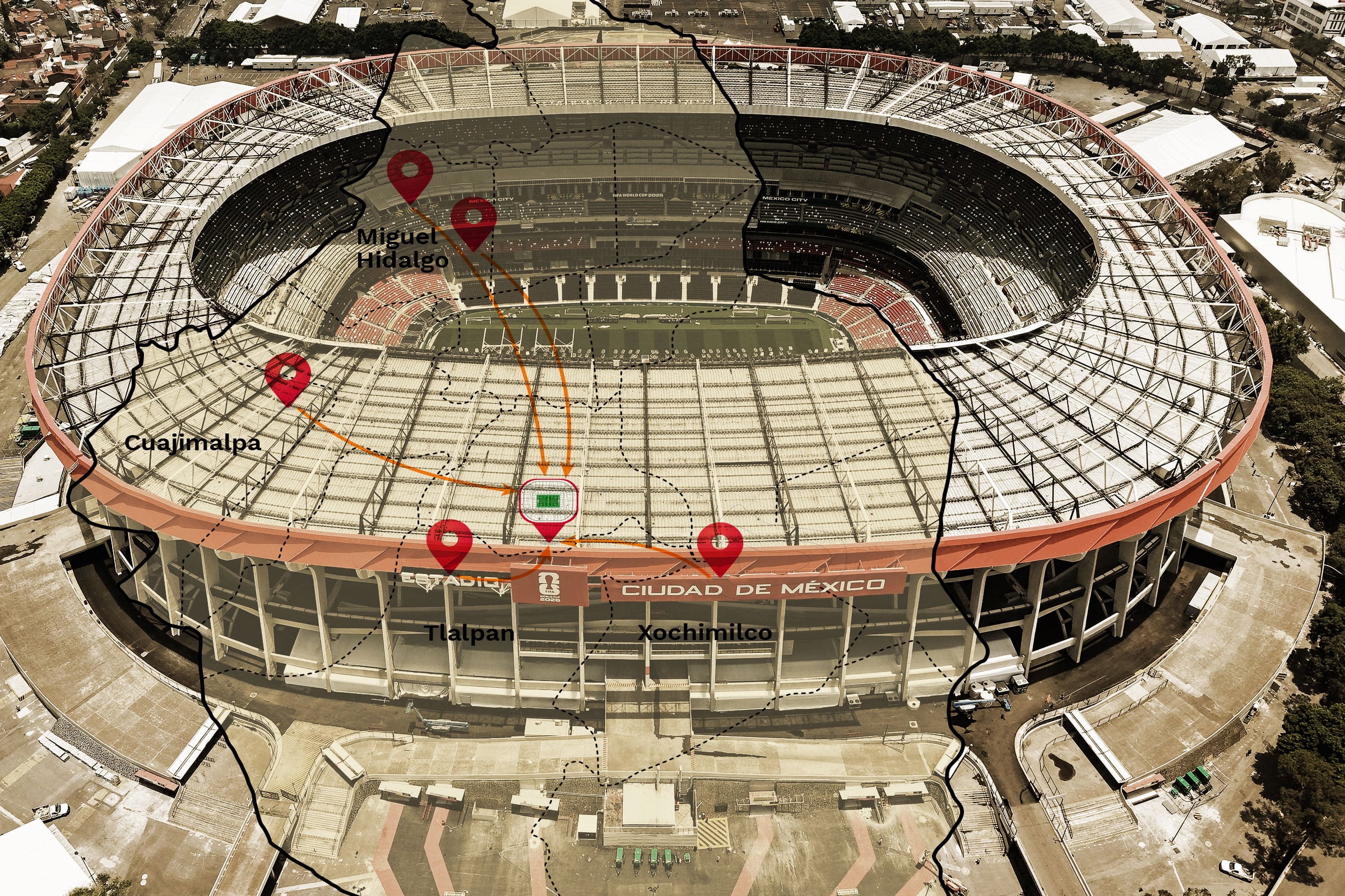 Rutas al Estadio