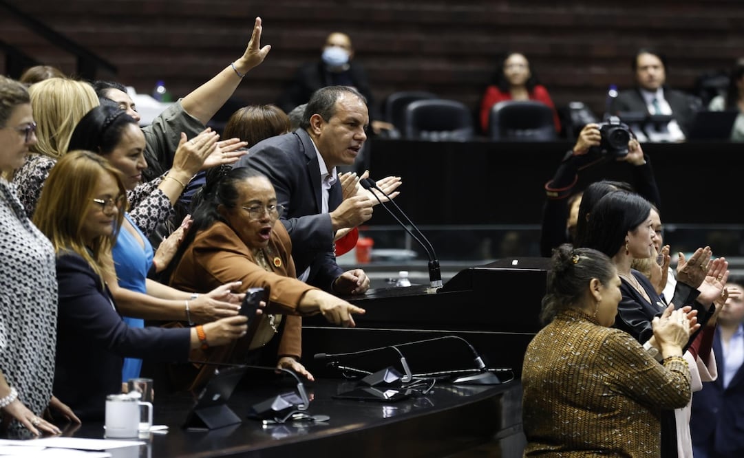 Sesión de la Cámara de Diputados para votar el desafuero de Cuauhtémoc Blanco. Foto: Diego Simón / EL UNIVERSAL