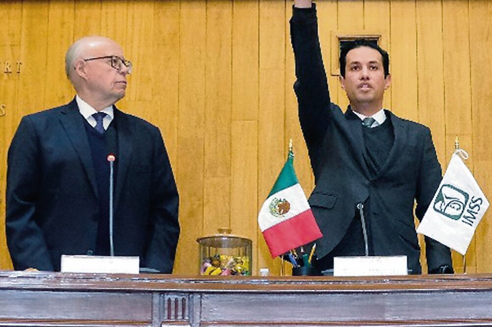 “Extender vida”. El director del IMSS, Tuffic Miguel, destacó que la viabilidad del instituto está garantizada hasta 2020 y que habrá de mantenerse una rigurosa disciplina para que sean más años. (IMSS)