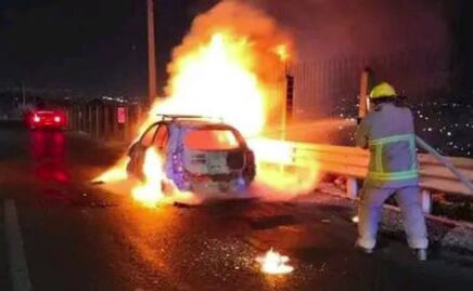 Taxista asesinado y calcinado en zona poniente del libramiento norte de Tuxtla Gutiérrez, Chiapas