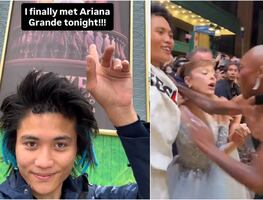 Condenan a nueve días de cárcel a fan australiano que se abalanzó sobre Ariana Grande