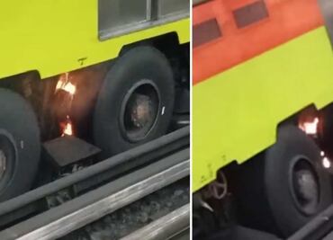 VIDEO. ¡Una falla más! Por incendio desalojan tren del Metro en estación La Raza