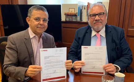 Reaparece César Yáñez con empresario Carlos Mora Álvarez