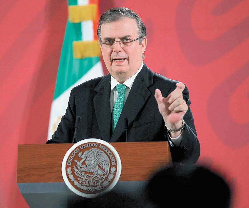 El canciller Marcelo Ebrard enfatizó la disposición de México para colaborar con las autoridades de Estados Unidos y enfrentar el avance del coronavirus. Foto: ARCHIVO EL UNIVERSAL