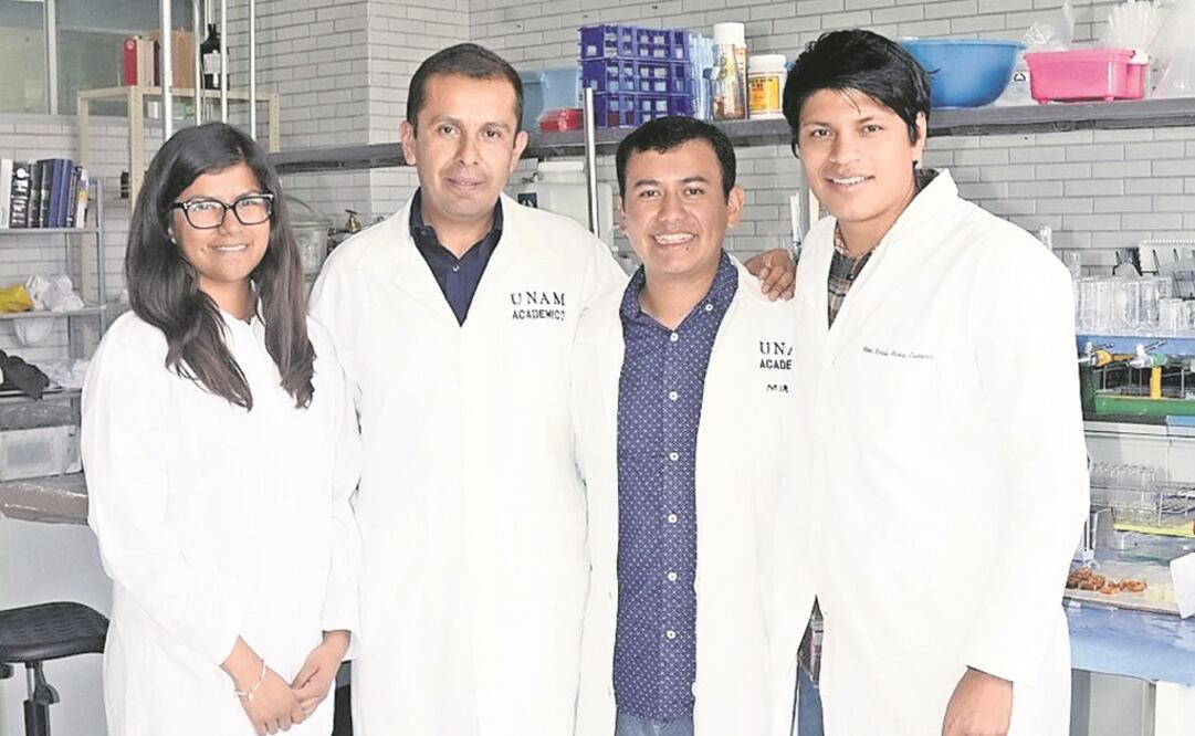 Mariana Salgado Machuca, José Juan Escobar Chávez, Pablo Serrano Castañeda y Abel Esaú Peña Cuevas. FOTO: JUSTO SUÁREZ