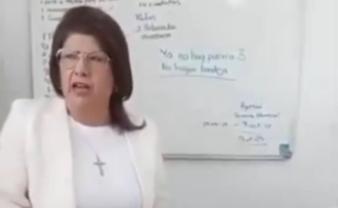 Senadora de Morena, Mariela Gutiérrez. Foto: captura de pantalla