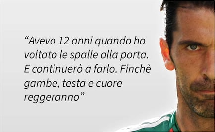 Buffon dedica emotiva carta a la portería 