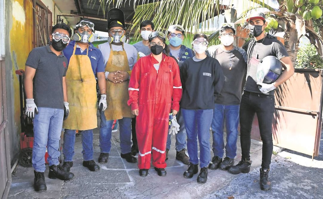 TECNM EXPLORERS es el equipo conformado por jóvenes originarios de Veracruz que participarán en un concurso de la agencia espacial. Fotos: Patricia Morales/ EL UNIVERSAL.