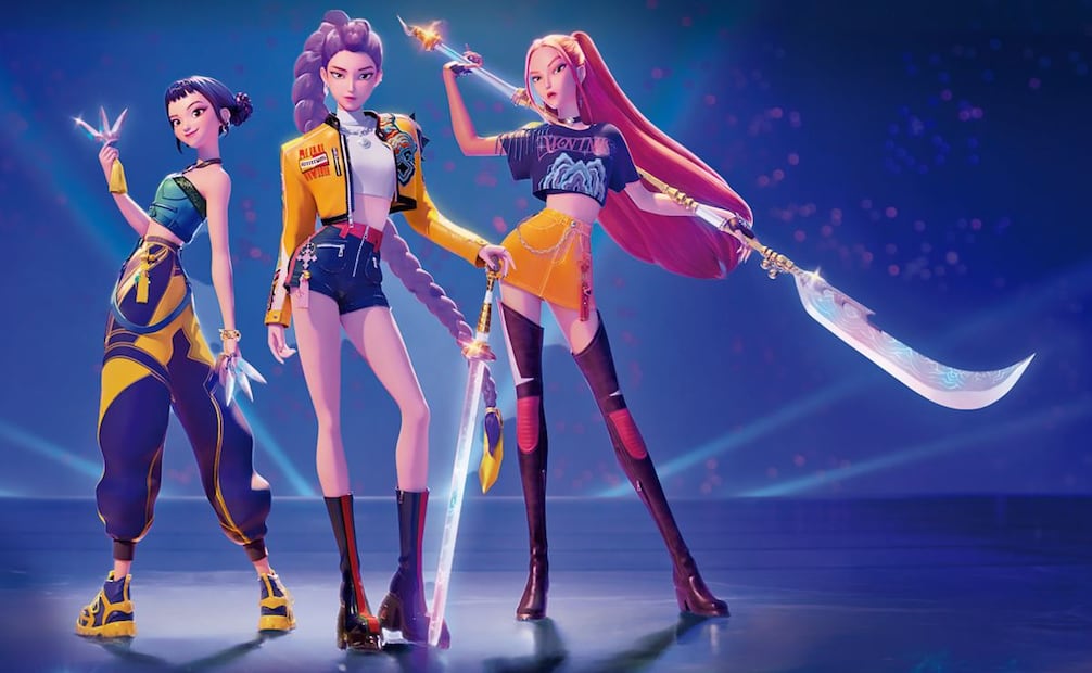 Zoey, Rumi y Mira, idols nacidas fuera del escenario. Foto: Netflix