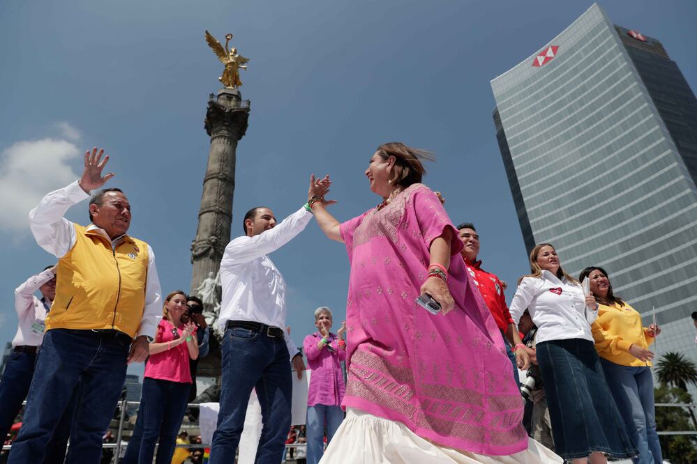 Frente Amplio Nacional Va por México FOTO: DIEGO SIMÓN SÁNCHEZ EL UNIVERSAL