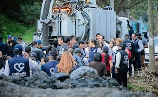 Tras granizo, retiran 75 ton de desechos en Cuajimalpa 