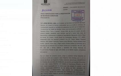 Denuncian a rector de la UAEM por corrupción