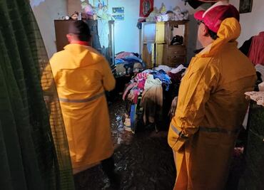 Fuerte tromba en Sombrerete, Zacatecas provoca daños en casas de 50 familias