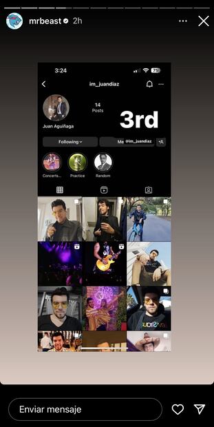 Ganador Sorteo Mr Beast