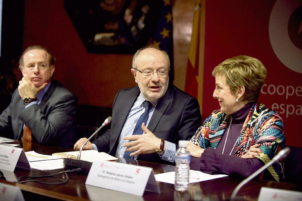 Fernando García Casas, secretario de Estado de Cooperación Internacional y para Iberoamérica, presentó la Alianza para la Rehabilitación posterremotos. (CORTESÍA)
