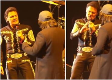 Pedro Fernández comparte escenario con streamer al ritmo del clásico "Maracas"