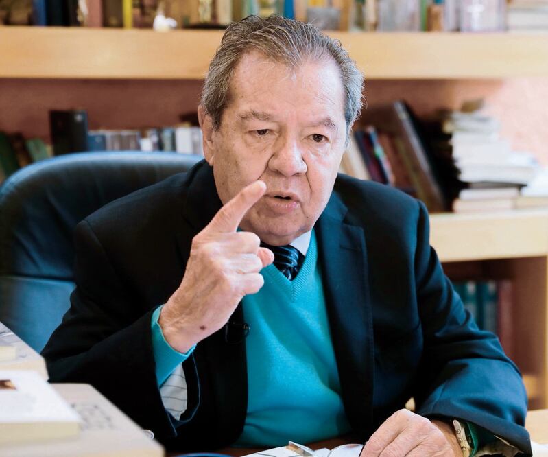 El diputado Porfirio Muñoz Ledo fue marginado de la lista de legisladores de Morena que buscan su reelección. Foto: ARCHIVO EL UNIVERSAL