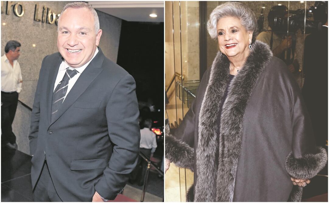 Alejandro Gou y Queta Lavat a su paso por la alfombra. Foto: AGUSTÍN SALINAS. EL UNIVERSAL