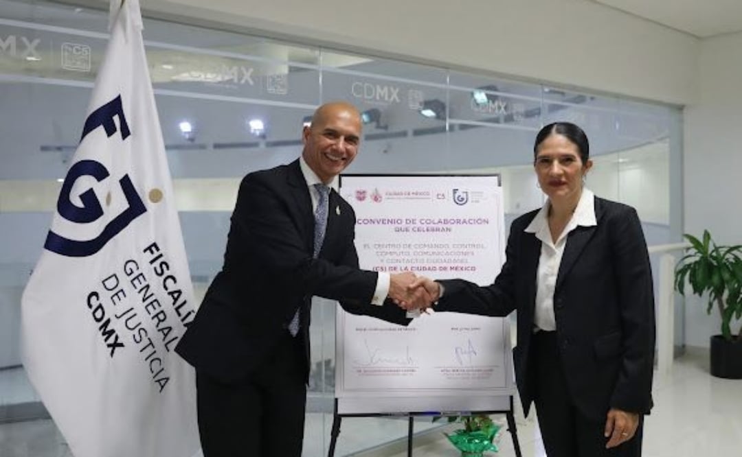 Fiscalía CDMX y C5 refuerzan vigilancia; nuevo sistema de señal espejo agilizará investigaciones por robo de vehículos. Foto: Especial