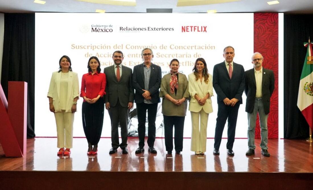 Netflix y SRE convienen difundir a México en el exterior. Foto: Especial