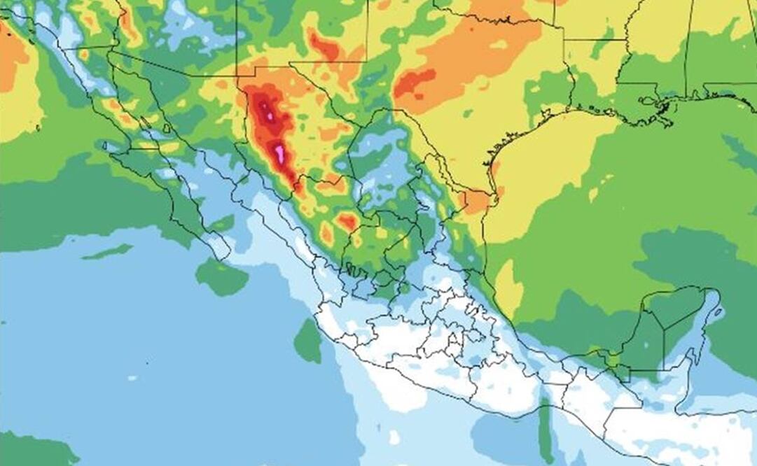 Se estima que el nuevo frente frío se extienda sobre el norte y noreste del país e interaccione con la corriente en chorro subtropical. Foto: Conagua