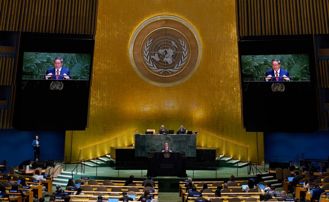 Una sesión de la Asamblea General de las Naciones Unidas en la sede de la ONU en la ciudad de Nueva York. FOTO: AFP