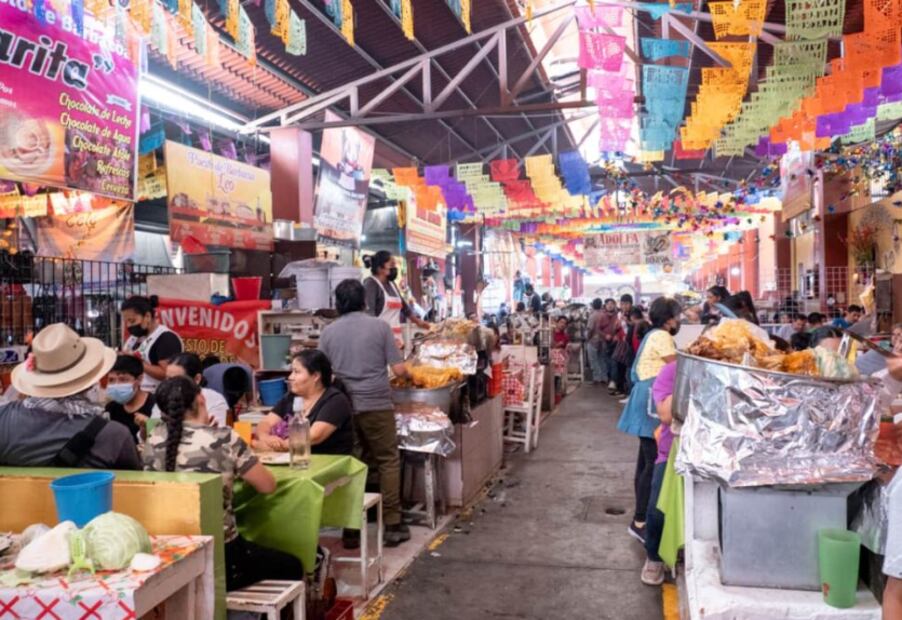 El mercado de Tlacolula es muy popular en el estado de Oaxaca. Foto: Redes Sociales
