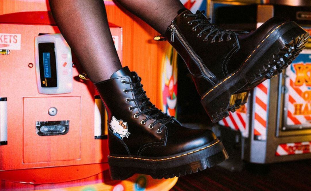 Dr. Martens y Hello Kitty se unen en colaboración.  Fotos: Instagram.